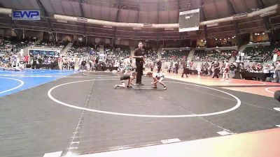 58 lbs Rr Rnd 2 - Jolee Bryant, F-5 Grappling vs Nealey Dean, Coweta Tiger Wrestling