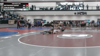 132 lbs Quarters & 1st Wb (16 Team) - Conlan Braun, Bremen vs Brytravious Harper, Elbert County