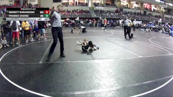 50 lbs Champ. Round 1 - Phoenix Chavez, Gering Wrestling Club vs Bennett Swearingen, Wrestling With Character