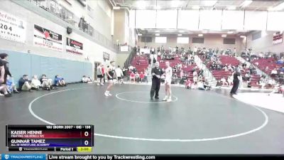 138 lbs Cons. Semi - Gunnar Tamez, All In Wrestling Academy vs Kaiser Henne, Fighting Squirrels WC