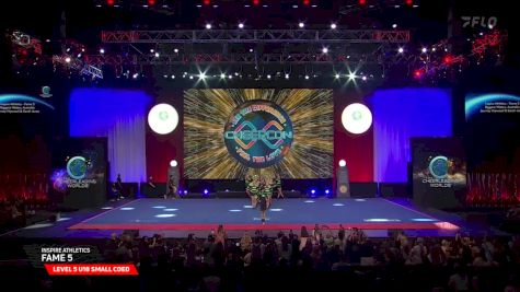 Inspire Athletics - Fame 5 [2025 L5 U18 Small Coed Semis] 2025 The Cheerleading Worlds