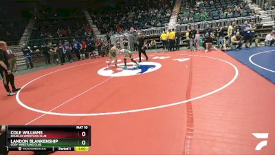 93 lbs 2nd Place Match - Landon Blankenship, Cody Wrestling Club vs Cole Williams, Douglas Wrestling Club