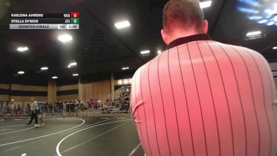 130 lbs Quarterfinal - Kaelena Ahrens, Vacaville WC vs Stella Dymon, Atc