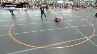 113 lbs Champ. Round 3 - Benito Barnhart, Unattached vs Liam McGettigan, Unattached