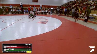 87-95 lbs Round 1 - Gabriel Schnell, HRA vs Arlo Sittner, HRA