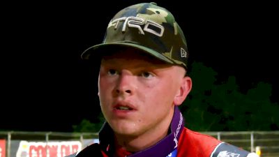 Cannon McIntosh Reacts After Winning USAC Midgets At Sweet Springs