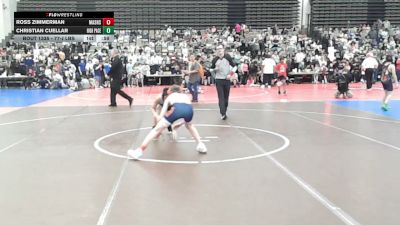 77-J lbs Consi Of 16 #2 - Ross Zimmerman, Mat Assassins vs Christian Cuellar, High Pace Wrestling Club