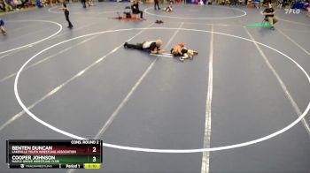 Cons. Round 2 - Benten Duncan, Lakeville Youth Wrestling Association vs Cooper Johnson, Maple Grove Wrestling Club