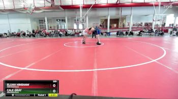 285 lbs Semifinal - Cale Gray, Indianapolis vs Elijah Hinshaw, Indianapolis