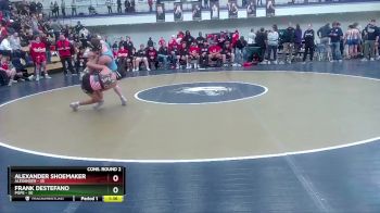 132 lbs 2nd Wrestleback (16 Team) - Alexander Shoemaker, Alexander vs Frank Destefano, Pope