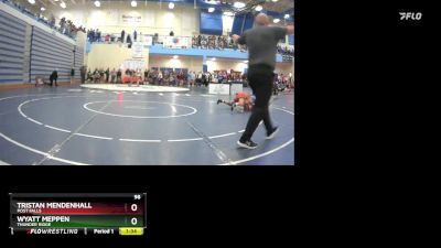 98 lbs Semifinal - Tristan Mendenhall, Post Falls vs Wyatt Meppen, Thunder Ridge