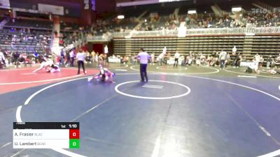 78 lbs Quarterfinal - Aspen Frasier, Black Hills Academy vs Uriah Lambert, Bear Cave