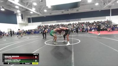 165 lbs Cons. Round 2 - Ishaan Sekhon, Unattached vs Damian Castillo, Live Training Wrestling