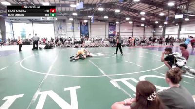 160 lbs Rr Rnd 2 - Silas Krabill, Faith & Fellowship Wrestling Club vs Jake Lutgen, Knights Wrestling Club-Red