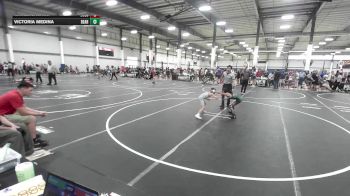 61 lbs Consi Of 8 #2 - Izrael Casaus, Juggernaut WC vs Victoria Medina, Bear Wrestling Club