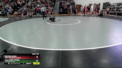 60 lbs Quarterfinal - Devon Gass, Moen Wrestling Academy vs Calliope Coon, Jackson County