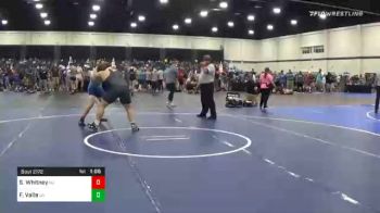 285 lbs Consolation - Shane Whitney, NJ vs Francisco Valle, GA