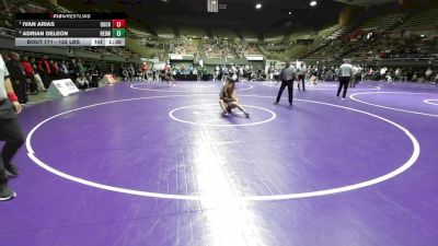 152 lbs Semifinal - Ivan Arias, Buchanan vs Adrian DeLeon, Redwood