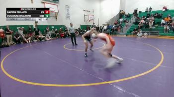 144 lbs Round 5 (6 Team) - Octaveas McGahan, DouglasWY vs Cayson Phillips, Newcastle