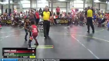 52 lbs Semis & 1st Wrestleback (8 Team) - Cedric Grant, American Gladiators vs David Leon, Untouchables White