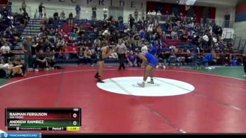 160 lbs Quarterfinal - Rahman Ferguson, San Ysidro vs Andrew Ramirez, Brawley