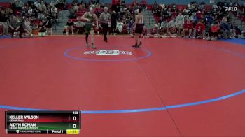 132 lbs Cons. Round 3 - Keller Wilson, Cedar Falls vs Aidyn Roman, Cedar Rapids Kennedy