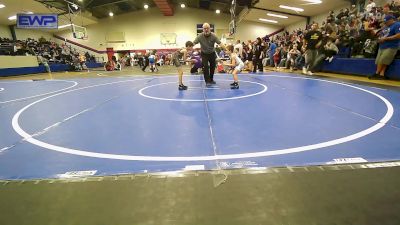 52 lbs Semifinal - Trenton Pilant, Keystone Wrestling Club vs Deryk Justice, Tahlequah Wrestling Club