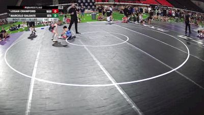 78 lbs 1st Place Match - Logan Crawford, Washington vs Marcelo Saldate, Nevada