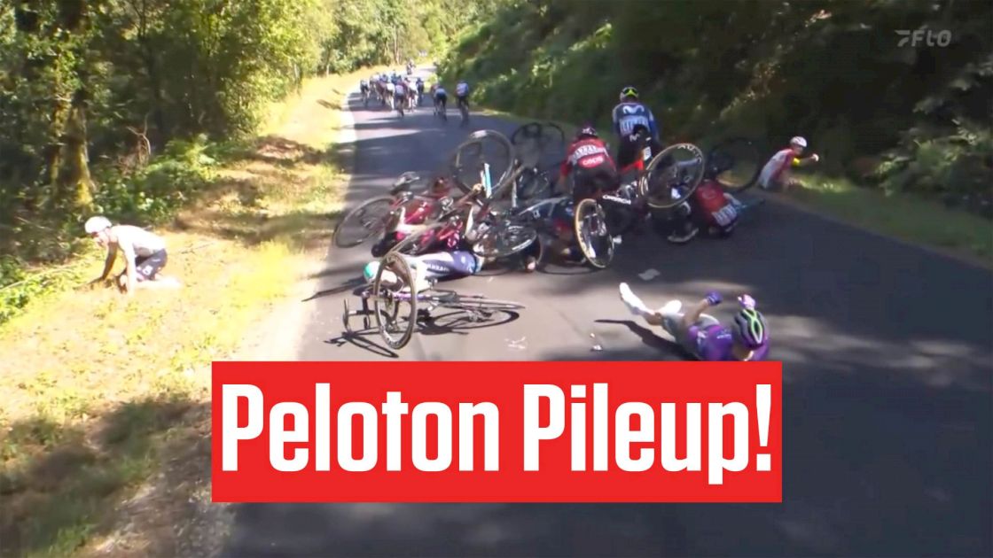 Massive TDF Stage 7 Crash Takes Down Joao Almeida And Others