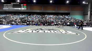 165 lbs 3rd Place - Alex Crawley, Canyon View UT vs Kaleo Garcia, Gilroy