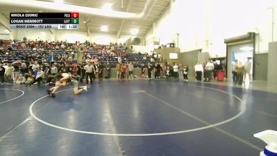 157 lbs Champ. Rd Of 16 - Nikola Djunic, Park City vs Logan Memmott, Layton