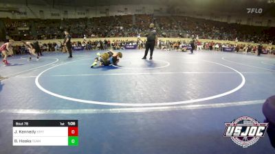 112 lbs Quarterfinal - Jaxon Kennedy, Standfast vs Bryar Hooks, Team Choctaw