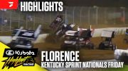 Highlights | 2025 Kubota High Limit Racing Friday at Florence Speedway