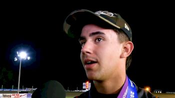 Gavin Miller Reacts After Winning Friday At Jefferson County Speedway
