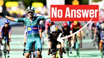 What Happened To Van Aert In That Sprint?