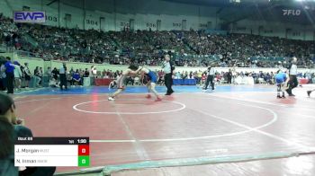 118 lbs Round Of 64 - Jayden Morgan, Mustang Middle School vs Nate Inman, Southmoore SaberCats Wrestling