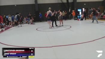 126 lbs Semifinal - Christopher Grossman, MT vs Creed Wright, WA