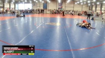 72 lbs Rd# 3 12:00pm Friday - Eli Barrett, Terps XPress vs Rowan Navarro, Great Neck WC National Team