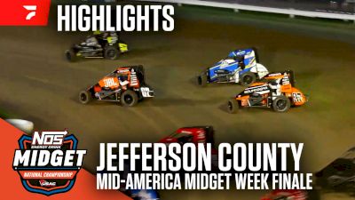 Highlights | 2025 USAC Midgets Saturday at Jefferson County Speedway