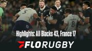 Highlights: No. 2 New Zealand All Blacks DEMOLISH No. 4 France Rugby