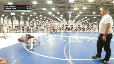 114 lbs Rr Rnd 3 - Sofia Salas, Red Zone - HSG vs Isabella Martinez, TTP Wrestling - HSG