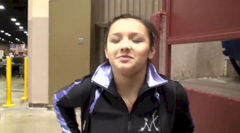 Floor Champion Lizzy Leduc Happy to be Back in Competition