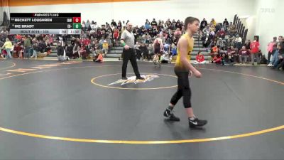 105 lbs Quarterfinal - Beckett Loughren, Immortal Athletics WC vs Ike Brady, Ed-Co