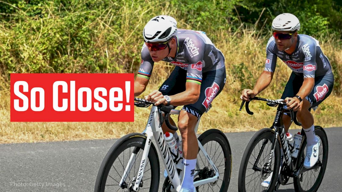 Van der Poel Nearly Goes Wire To Wire In TDF 2025 Stage 9