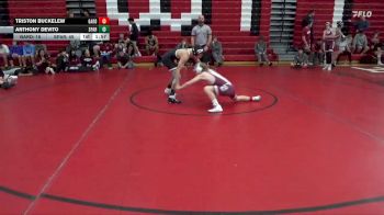 126 lbs Round 3 (3 Team) - Triston Buckelew, Gardendale Hs vs Anthony DeVito, Sparkman