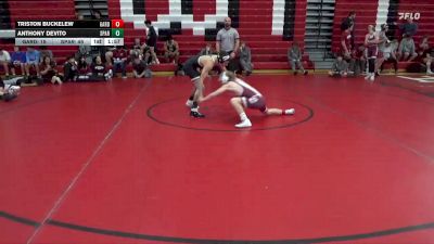 126 lbs Round 3 (3 Team) - Triston Buckelew, Gardendale Hs vs Anthony DeVito, Sparkman