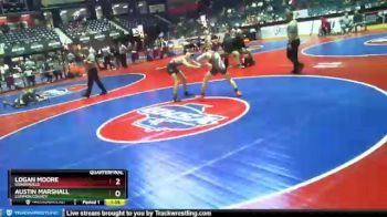 3 lbs Quarterfinal - Logan Moore, Sonoraville vs Austin Marshall, Lumpkin County