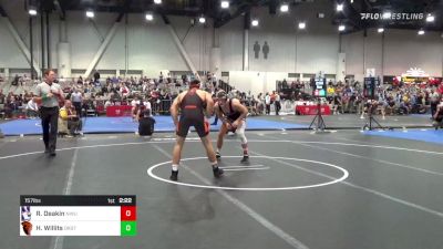 157 lbs Quarters - Ryan Deakin, Northwestern vs Hunter Willits, Oregon State