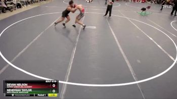 190 lbs Quarterfinal - Devan Nelson, Summit Wrestling Academy vs Nehemiah Taylor, New Prague Wrestling