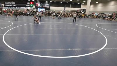 74 lbs Champ. Rd Of 64 - Hunter Amell, Mat Demon Wrestling Club vs Wyatt Wiese, Ace Wrestling Academy